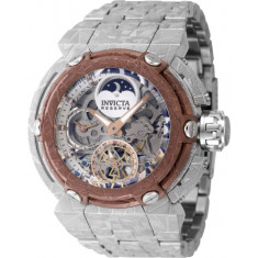 Invicta Men's 47706 Coalition Forces Automatic 2 Hand Silver, Brown, Rose Gold Dial Watch