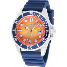 Invicta Men's 47169 Pro Diver Quartz 3 Hand Orange Dial Watch