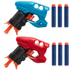 2pk Foam Dart Blasters – Soft, Safe Action Toy