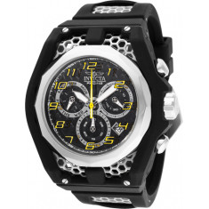 Invicta Men's 47207 Invicta Racing Quartz Chronograph Black, Silver Dial Watch