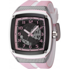 Invicta Men's 48069 Invicta Racing Quartz Multifunction Pink, Gunmetal Dial Watch