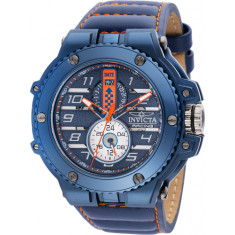 Invicta Men's 47382 Invicta Racing Quartz Multifunction Blue, Silver, Orange Dial Watch