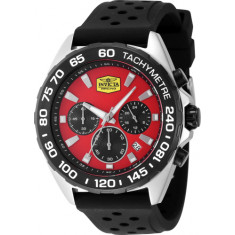 Invicta Men's 47772 Invicta Racing Quartz Chronograph Red Dial Watch