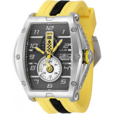 Invicta Men's 47383 Invicta Racing Quartz Multifunction Black, Silver, Yellow Dial Watch