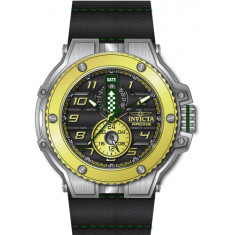 Invicta Men's 47380 Invicta Racing Quartz Multifunction Black, Gold, Green Dial Watch