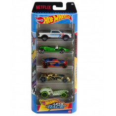 Hot Wheels Netflix 1:64 Scale Vehicle 5-pack