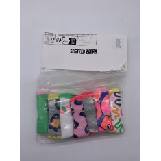 Kit Calcinhas Infantil - Spotted Zebra - 7 Peças tamanho GG/XL