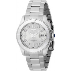 Invicta Women's 46687 Pro Diver Quartz 3 Hand Silver Dial Watch