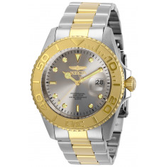 Invicta Men's 29950 Pro Diver Quartz 3 Hand Grey Dial Watch