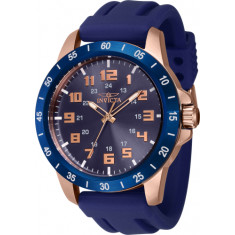 Invicta Men's 40001 Pro Diver Quartz 3 Hand Blue Dial Watch