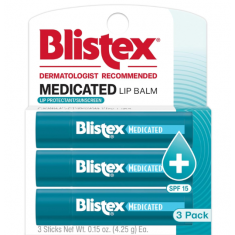 Blistex - Pack de 3 Lip Balm - Protetor Solar Labial (FPS 15)