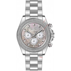 Invicta Men's 48752 Elite Diamond Quartz 3 Hand Pink, White Dial Watch