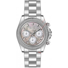 Invicta Women's 48756 Elite Diamond Quartz 3 Hand Pink, White Dial Watch