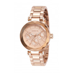Invicta Women's 31272 Angel Quartz Chronograph Rose Gold Dial Watch