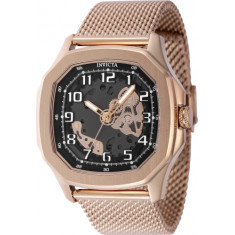 Invicta Men's 48442 S1 Rally Quartz 3 Hand Black, Gunmetal Dial Watch