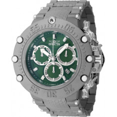 Invicta Men's 48192 Subaqua Quartz 3 Hand Green, Titanium Dial Watch