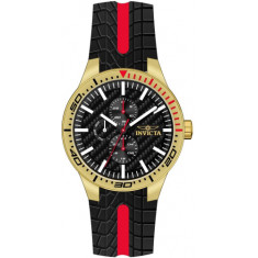 Invicta Men's 48872 Invicta Racing Quartz Multifunction Black Dial Watch