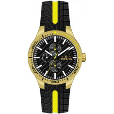 Invicta Men's 48873 Invicta Racing Quartz 3 Hand Black Dial Watch