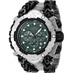 Invicta Men's 48186 Gladiator Quartz 3 Hand Green, Gunmetal Dial Watch