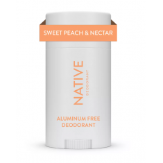 Native Deodorant for Women & Men - Sweet Peach & Nectar - Aluminum Free - 2.65oz