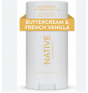 Native Deodorant for Women & Men - Buttercream & French Vanilla - Aluminum Free - 2.65oz