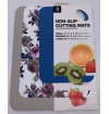 Conjunto Tabua - Core Kitchen Multi Colored & Flower Themed Non Slip Cutting Mats - Set Of 3