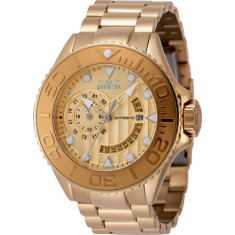 Invicta Men's 48244 Grand Diver Automatic 3 Hand Gold Dial Watch