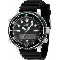 Invicta Men's 48367 Pro Diver Digital 3 Hand Black Dial Watch