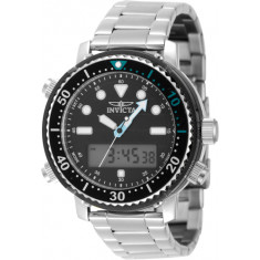 Invicta Men's 48370 Pro Diver Digital 3 Hand Black Dial Watch