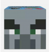 Mattel - Minecraft Mob Head Boxed Mini Figures - EVOKER