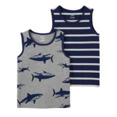 Regata Infantil - Tamanho 4 anos - Carters - Kit com 2 peças - Style 2N008710