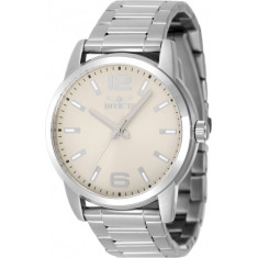 Invicta Men's 48492 Celestial Quartz 3 Hand Ivory Dial Watch