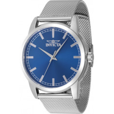 Invicta Men's 48502 Celestial Quartz 3 Hand Blue Dial Watch