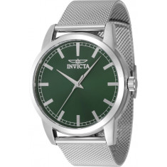 Invicta Men's 48507 Celestial Quartz 3 Hand Green Dial Watch