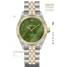 Invicta Men's 49315 Specialty Quartz 3 Hand Green Dial Watch