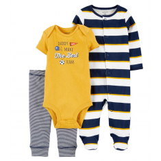 Conjunto 3 peças Infantil Carter's - Tam: Prematuro  - Style 1L761510