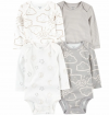 Kit Body 4 peças - Manga Longa - Carter's - Tam: Prematuro  Style 1O013610