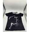 Camiseta Feminina  "Preta" Gato - Tam - M