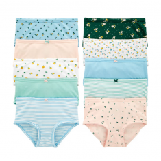 Kit Calcinha Infantil - 10 peças - Carter's Tam: 4/5 anos