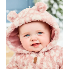 Macacão Fleece - Carter's Baby Leopard Pram (Tam 3 meses) Style: 1P955010