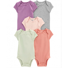 Kit Body Infantil Carter's - Tam: 6 meses (Estilo: 1P686210) 5 Peças