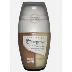 2 x Maybelline Superstay Silky Foundation MEDIUM BEIGE (MEDIUM 3)