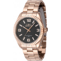 Invicta Women's 47476 Specialty Quartz 3 Hand Black Dial Watch