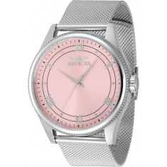 Invicta Men's 48485 Celestial Quartz 3 Hand Pink Dial Watch