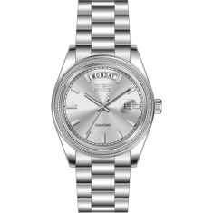 Invicta Women's 48763 Elite Diamond Quartz 3 Hand Silver Dial Watch