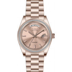 Invicta Women's 48766 Elite Diamond Quartz 3 Hand Rose Gold