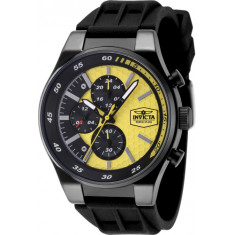 Invicta Men's 48876 Invicta Racing Quartz Chronograph Yellow Dial Watch