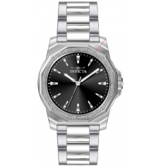 Invicta Men's 49103 Speedway Quartz 3 Hand Black Dial Watch