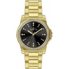 Invicta Men's 49107 Speedway Quartz 3 Hand Black Dial Watch