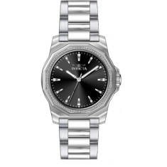 Invicta Women's 49111 Speedway Quartz 3 Hand Black Dial Watch
